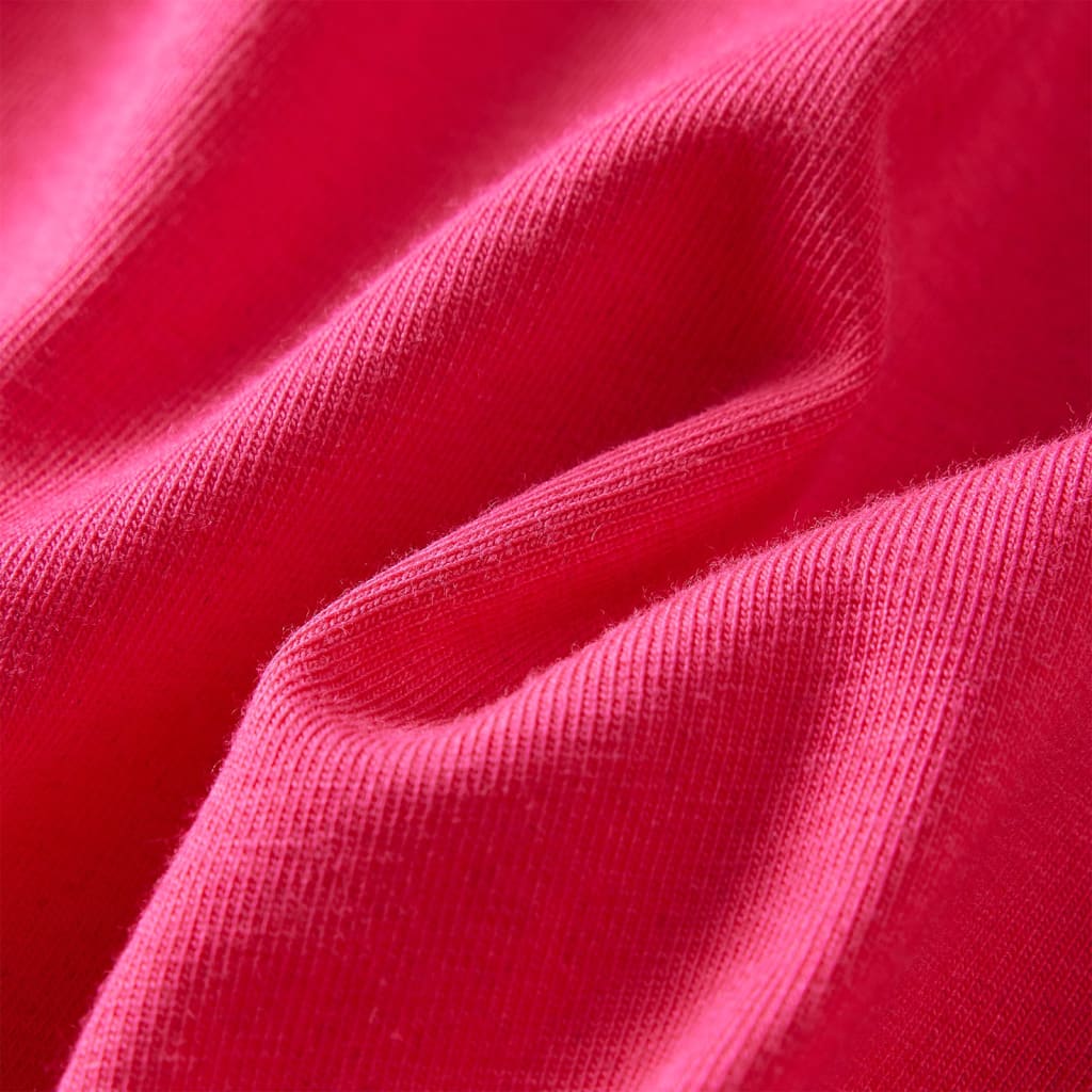 Kindershirt met lange mouwen 128 felroze – afbeelding 8