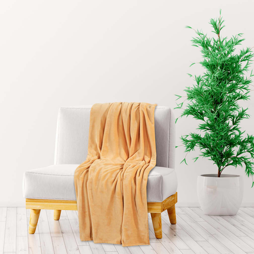 Deken 150x200 cm polyester woestijnmist – afbeelding 1