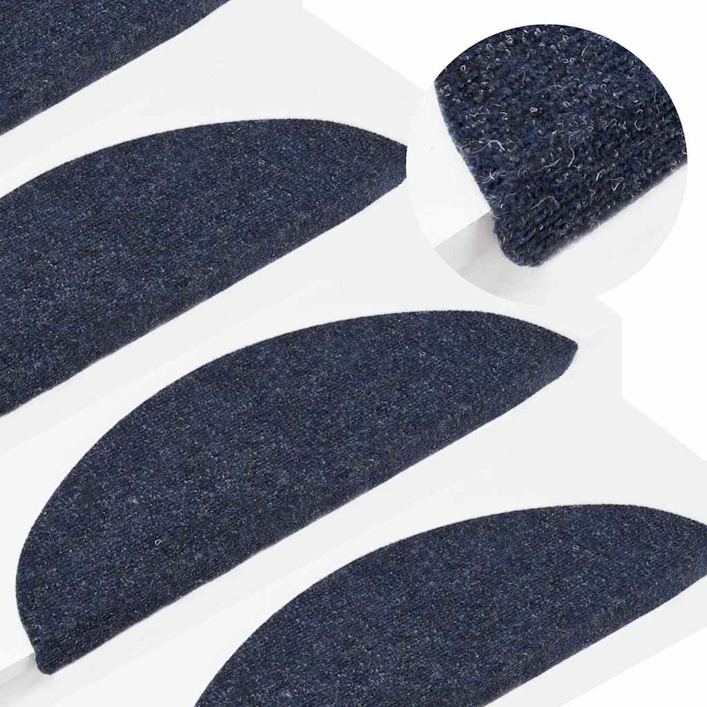Trapmatten zelfklevend 15 st 56x17x3 cm blauw