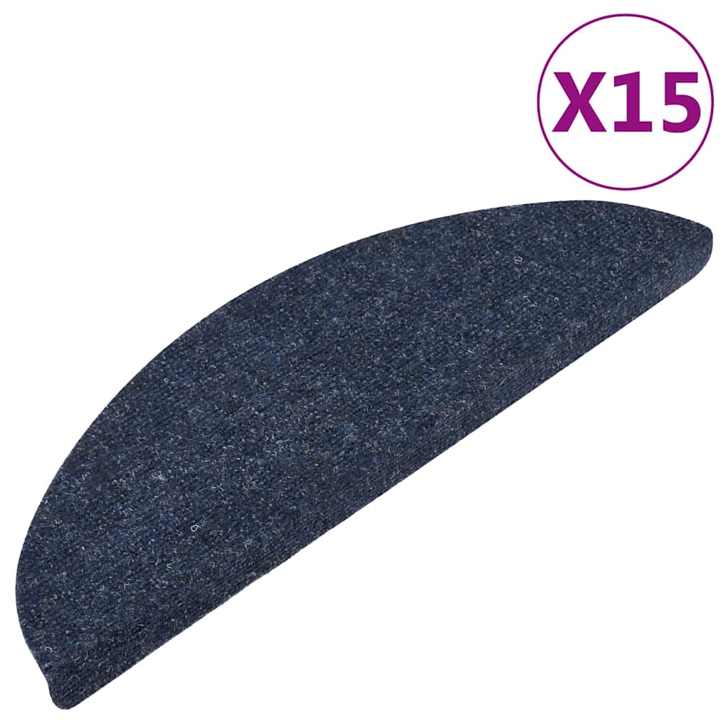 Trapmatten zelfklevend 15 st 56x17x3 cm blauw – afbeelding 2