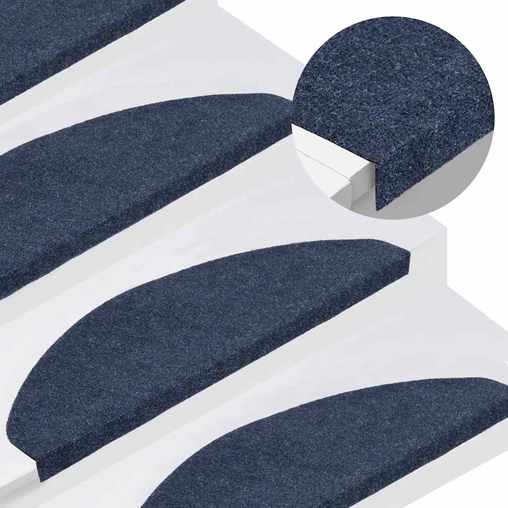 Trapmatten zelfklevend 15 st 65x22,5x3,5 cm blauw – afbeelding 1