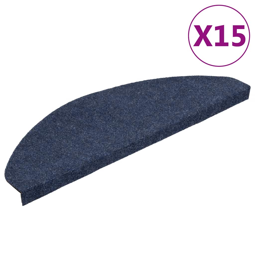 Trapmatten zelfklevend 15 st 65x22,5x3,5 cm blauw – afbeelding 2