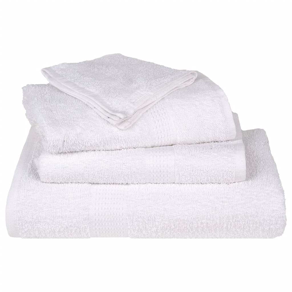 Douchehanddoeken FROGN 25 st 70x140 cm 360 g/m² wit – afbeelding 4