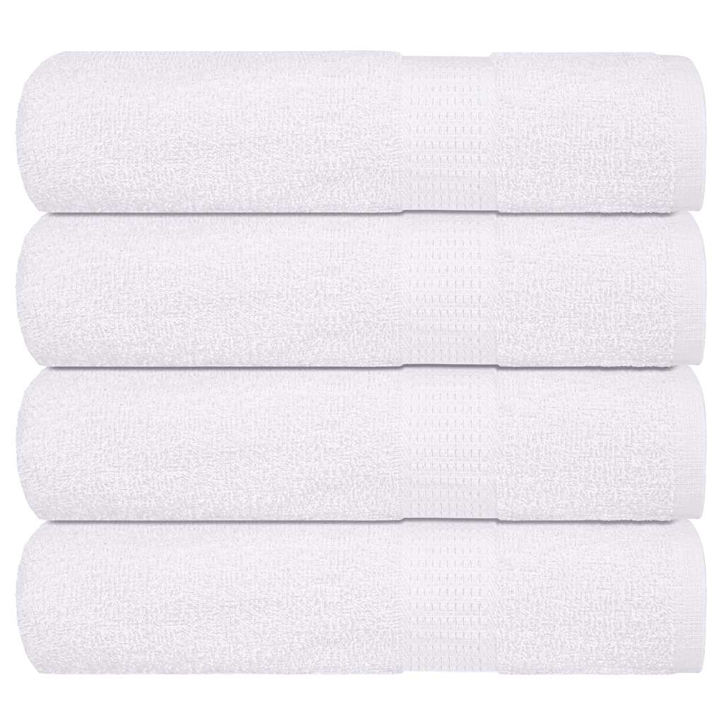 Badhanddoeken FROGN 4 st 100x150 cm 360 g/m² wit – afbeelding 1