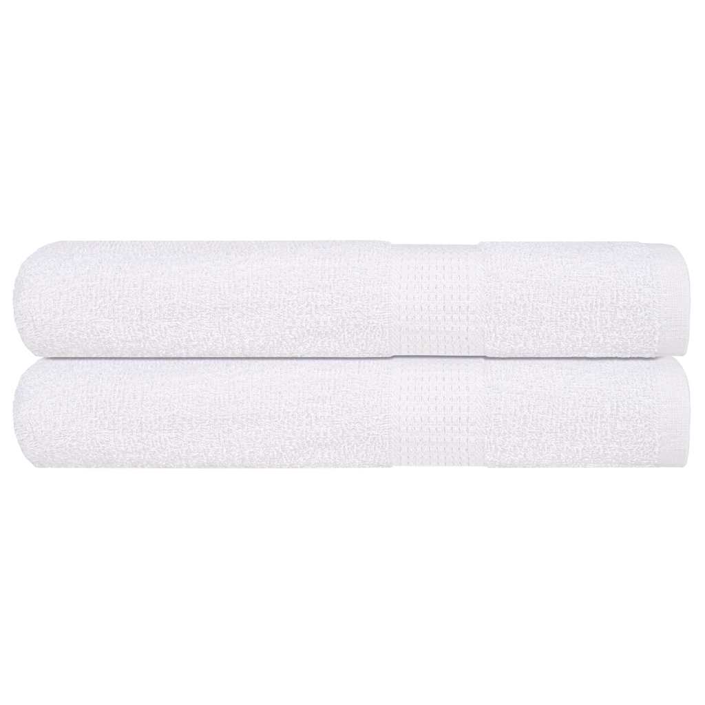 Saunahanddoeken FROGN 2 st 80x200 cm 360 g/m² wit