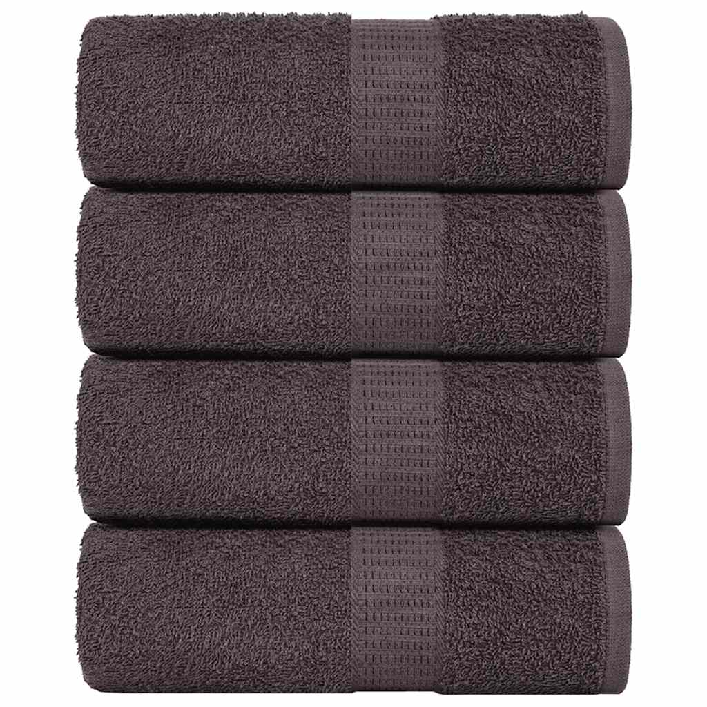 Washandjes FROGN 4 st 15x21 cm 360 g/m² antraciet