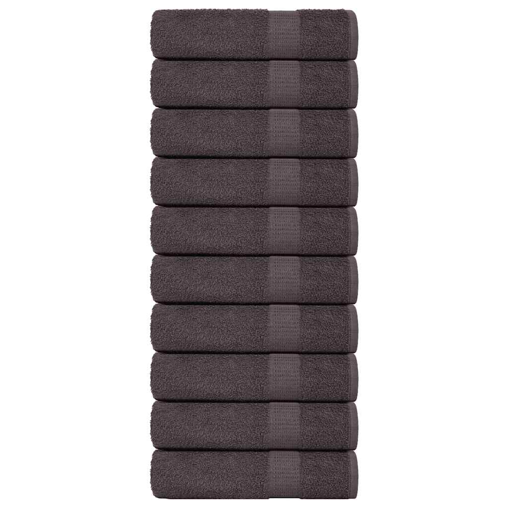Badhanddoeken FROGN 10 st 100x150 cm 360 g/m² antraciet