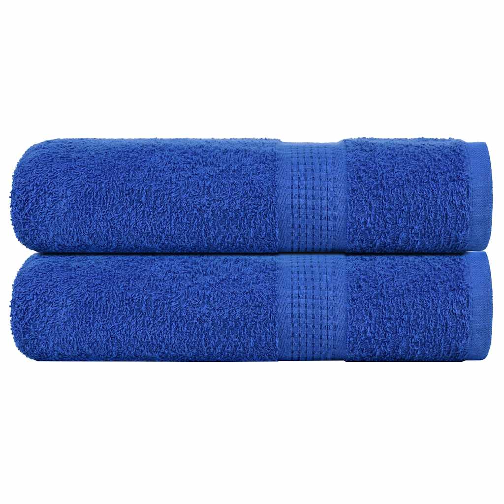 Douchehanddoeken FROGN 2 st 70x140 cm 360 g/m² blauw – afbeelding 1
