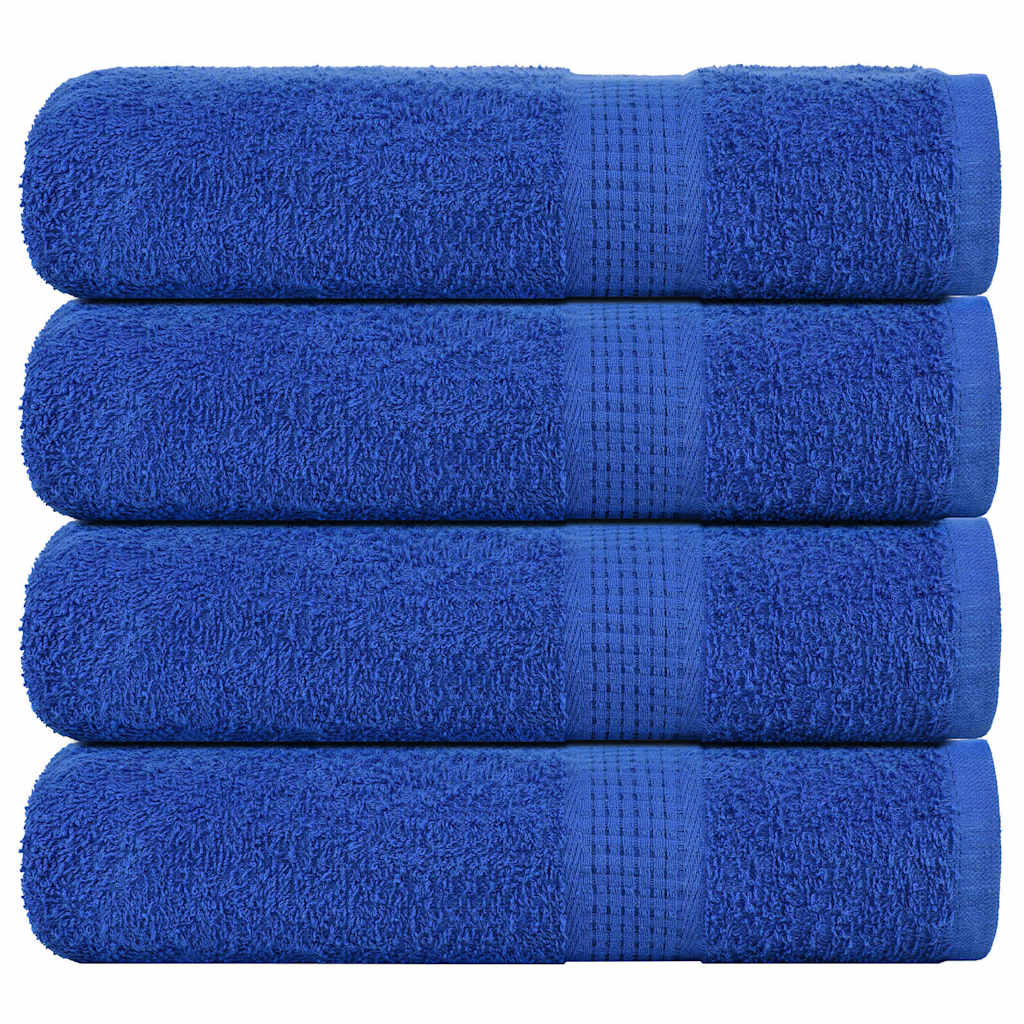 Douchehanddoeken FROGN 4 st 70x140 cm 360 g/m² blauw – afbeelding 1