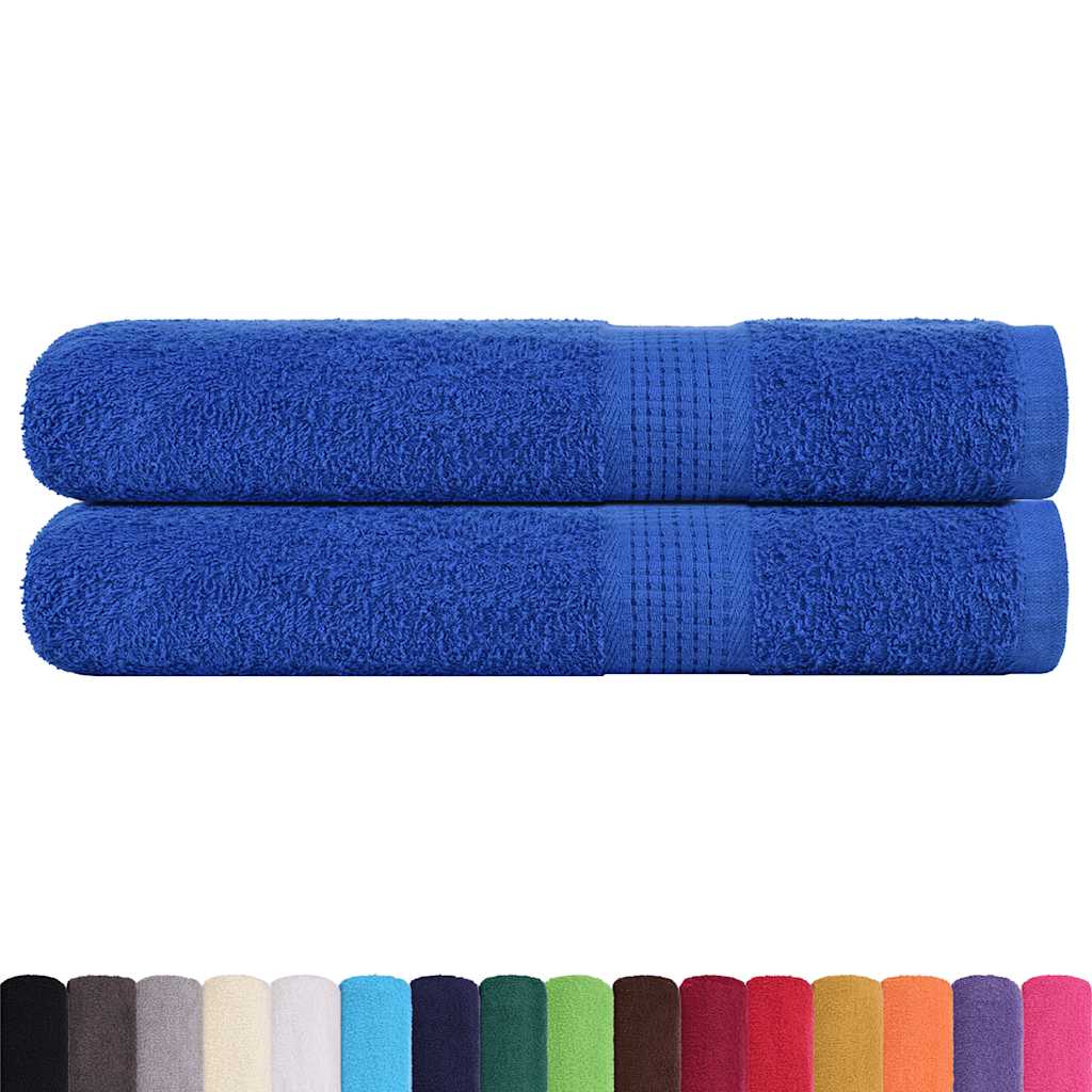 Handdoeken FROGN 2 st 100x200 cm 360 g/m² blauw – afbeelding 2
