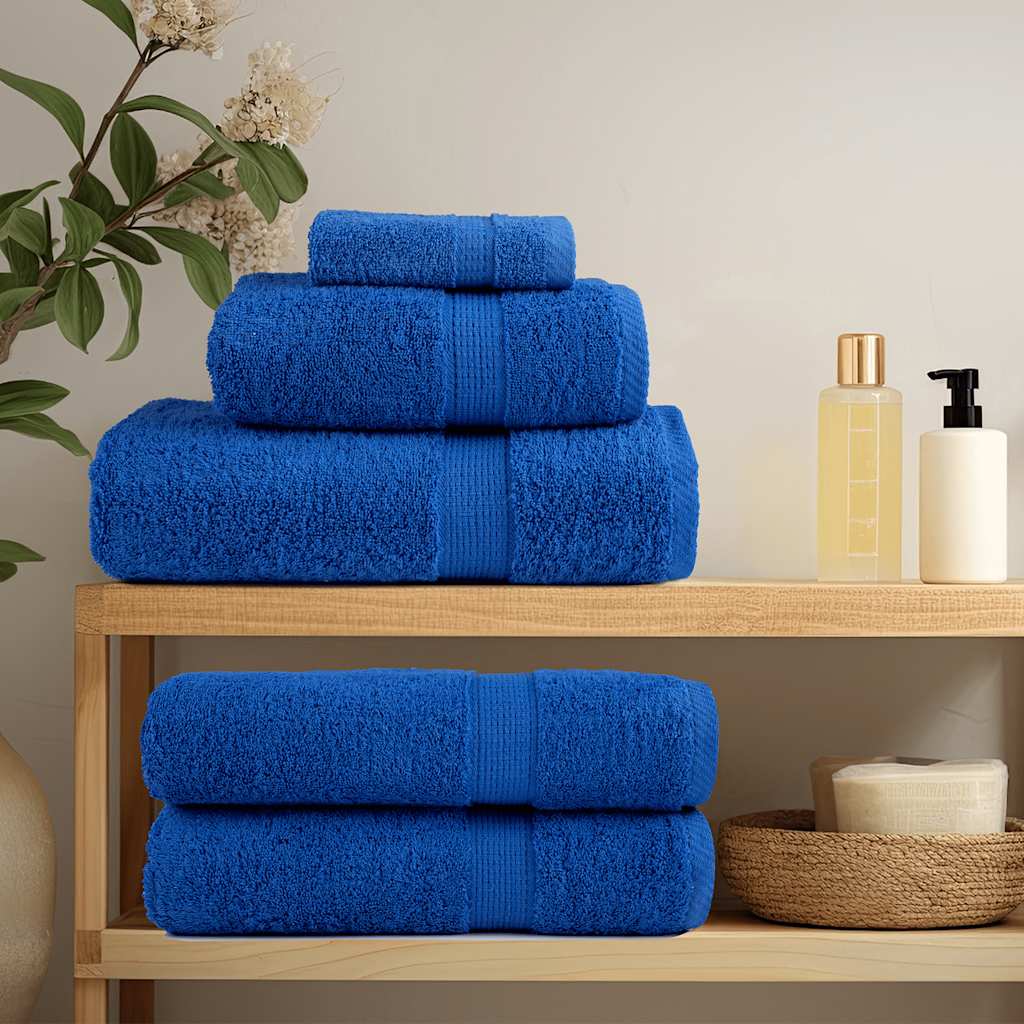 Handdoeken FROGN 2 st 100x200 cm 360 g/m² blauw – afbeelding 3