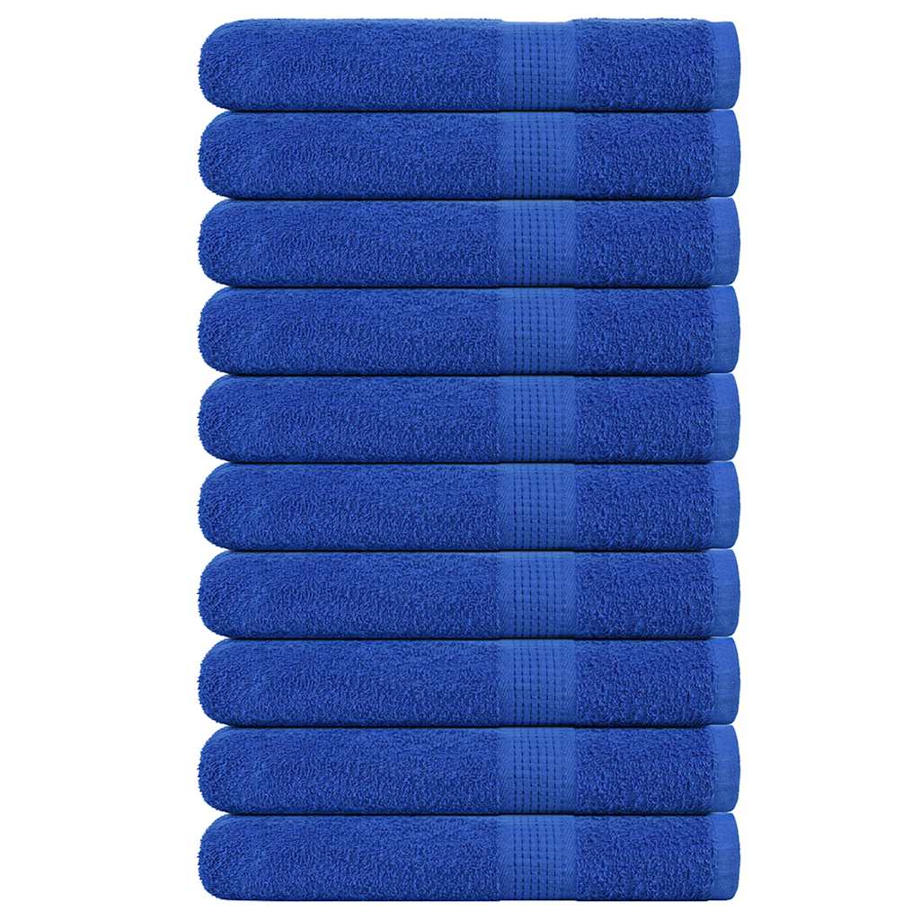 Handdoeken FROGN 10 st 100x200 cm 360 g/m² blauw