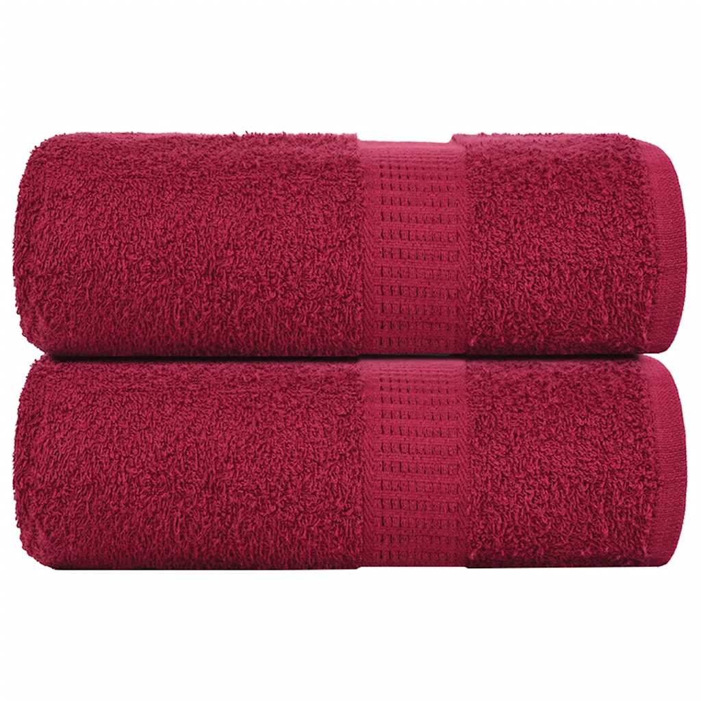 Gastendoekjes FROGN 2 st 30x50 cm 360 g/m² bordeaux