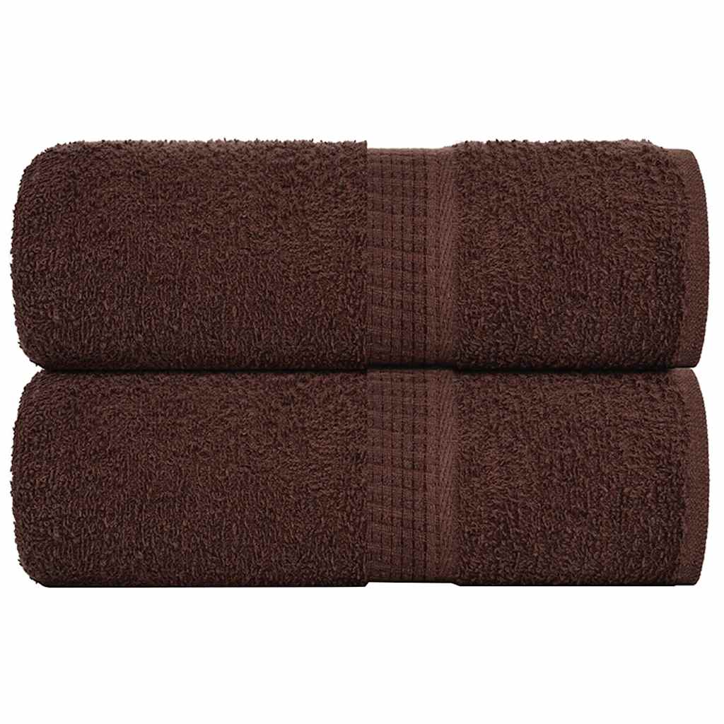 Washandjes FROGN 2 st 30x30 cm 360 g/m² bruin
