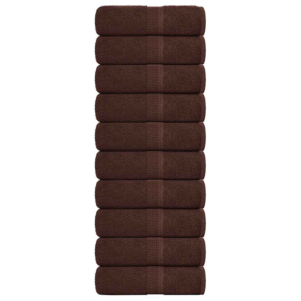 Gastendoekjes FROGN 10 st 30x50 cm 360 g/m² bruin