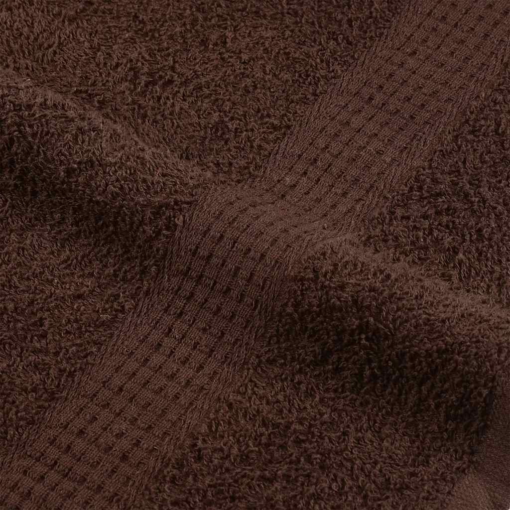 Douchehanddoeken FROGN 10 st 70x140 cm 360 g/m² bruin – afbeelding 7