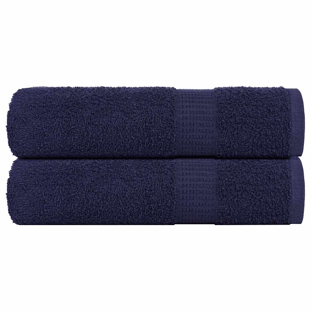 Handdoeken FROGN 2 st 50x100 cm 360 g/m² marineblauw
