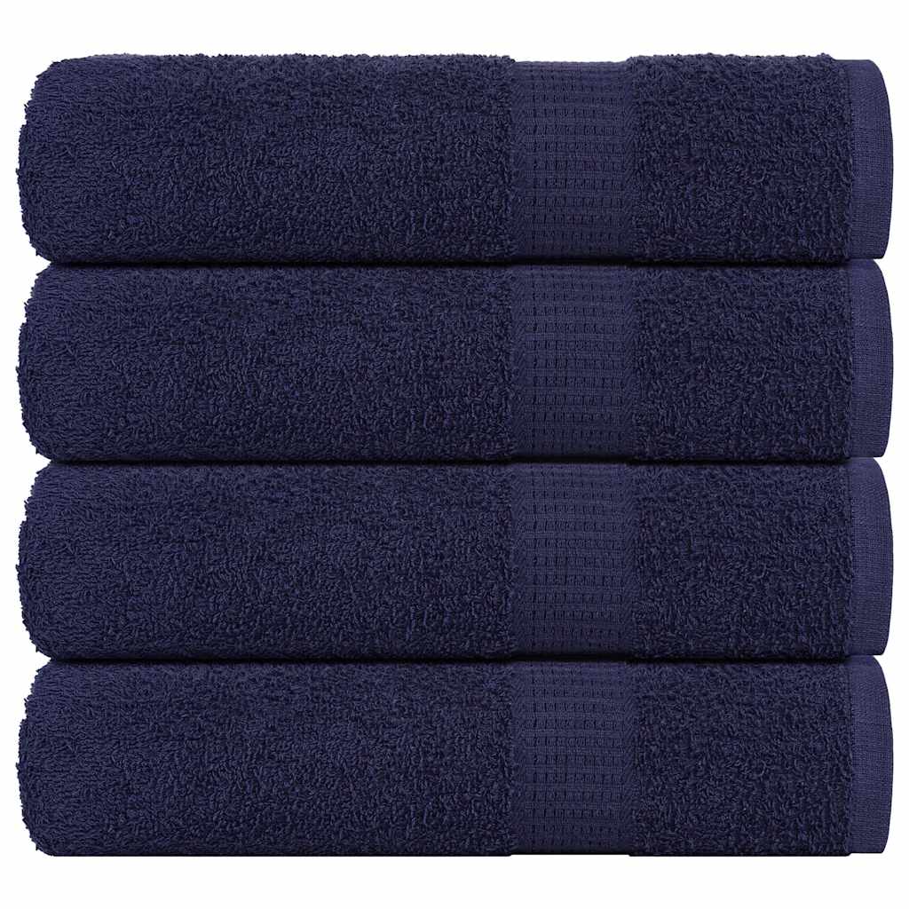 Handdoeken FROGN 4 st 50x100 cm 360 g/m² marineblauw