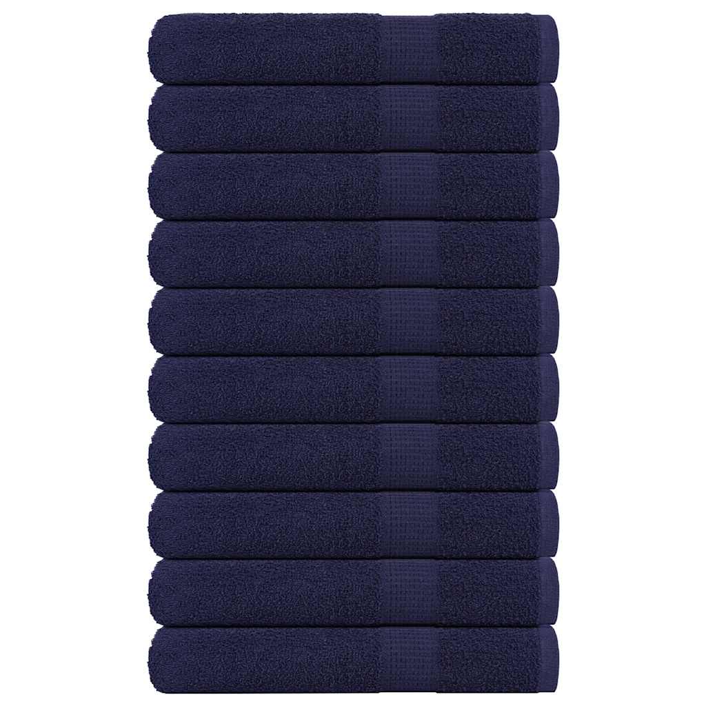Handdoeken FROGN 10 st 100x200 cm 360 g/m² marineblauw – afbeelding 1