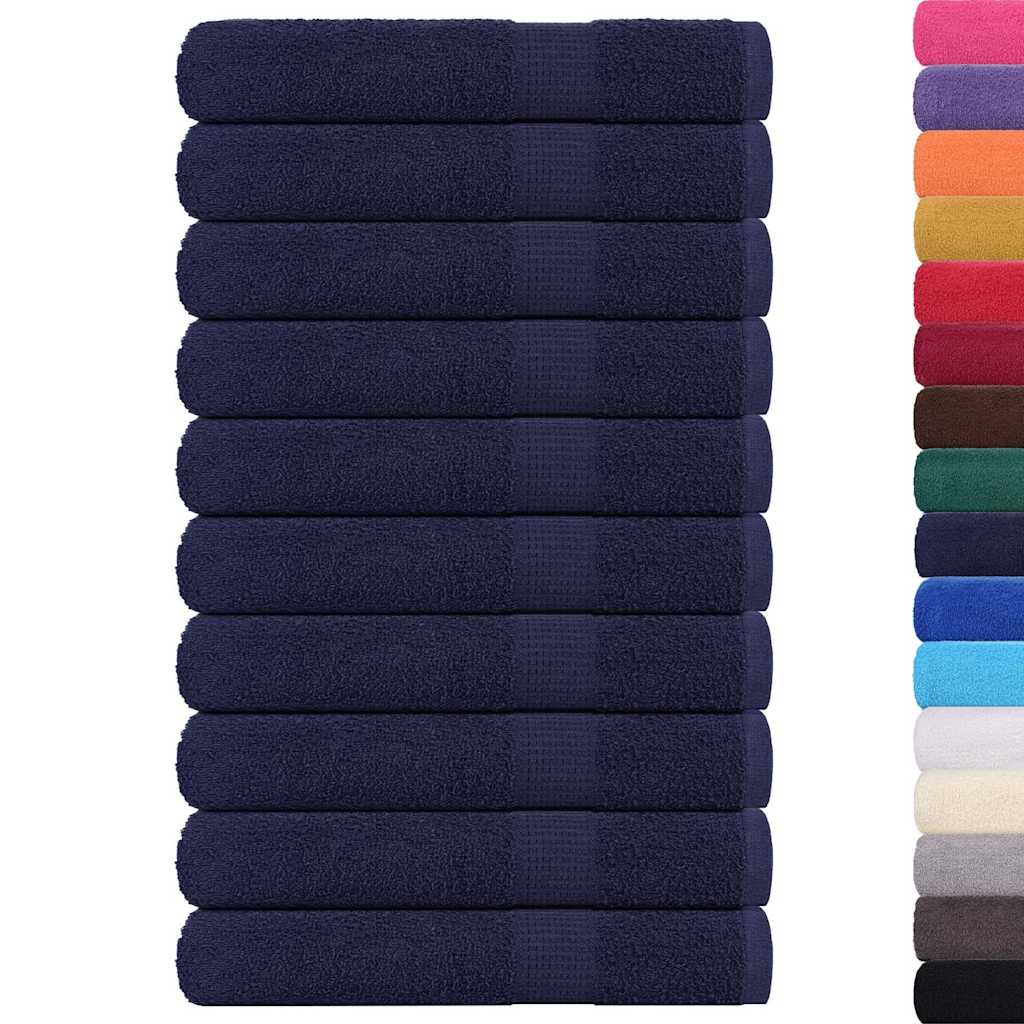 Handdoeken FROGN 10 st 100x200 cm 360 g/m² marineblauw – afbeelding 2