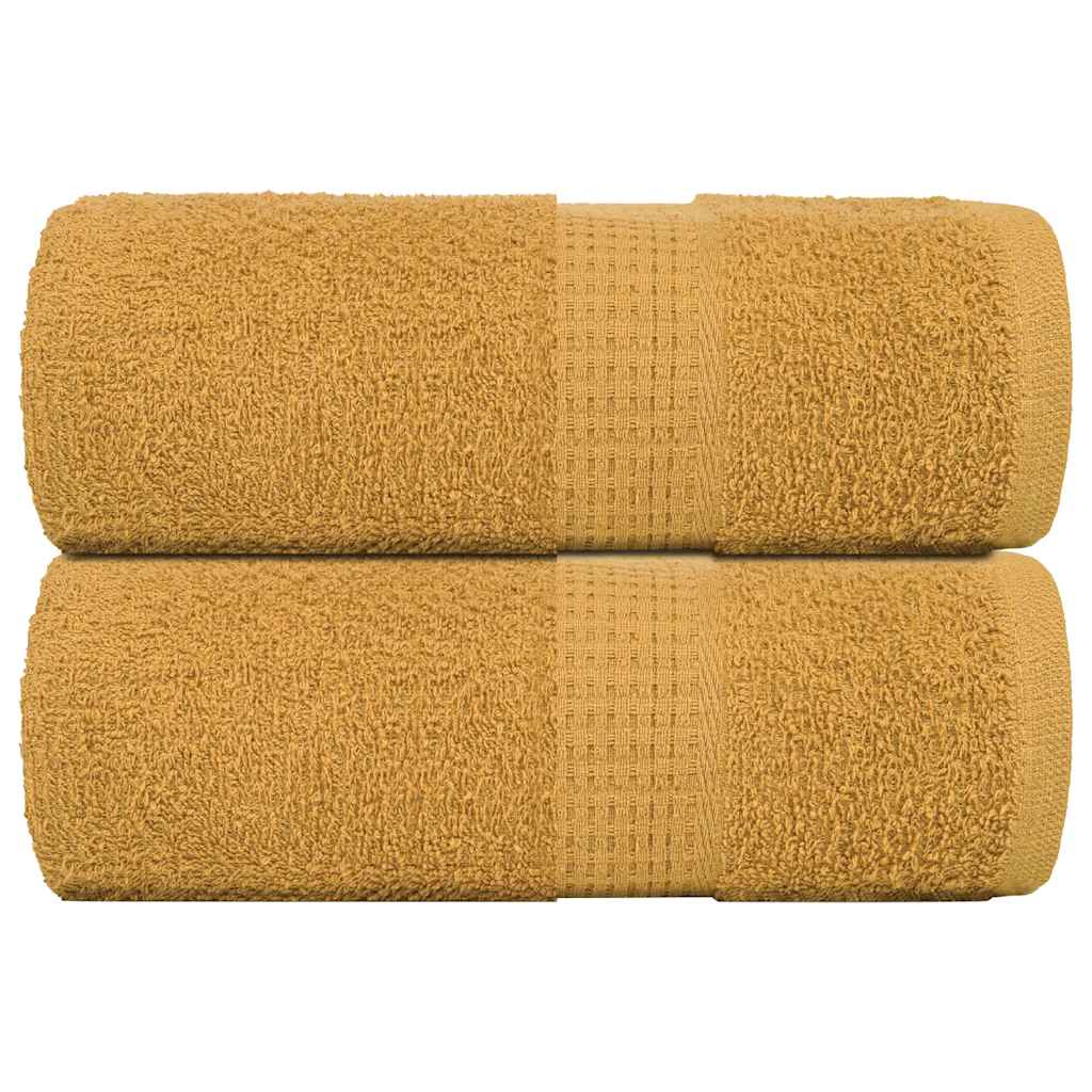 Gastendoekjes FROGN 2 st 30x50 cm 360 g/m² goud