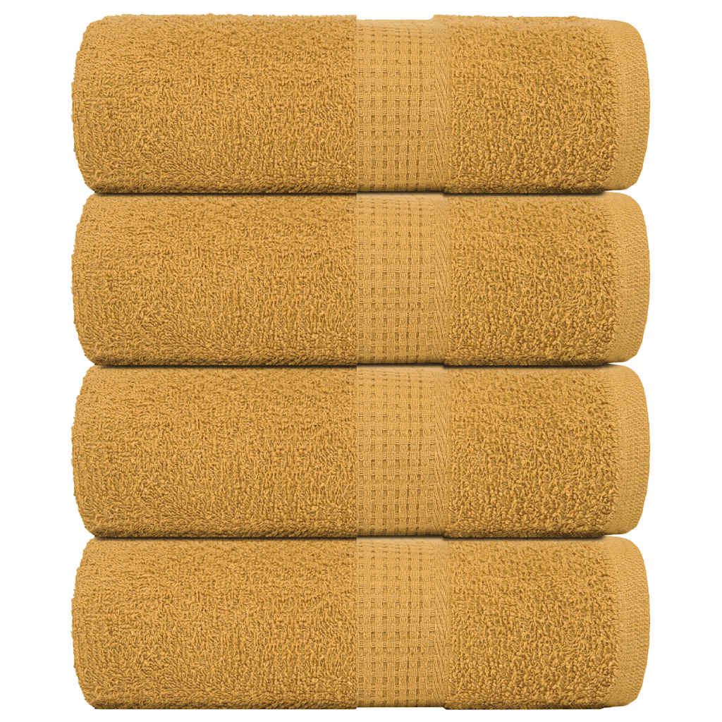 Gastendoekjes FROGN 4 st 30x50 cm 360 g/m² goud