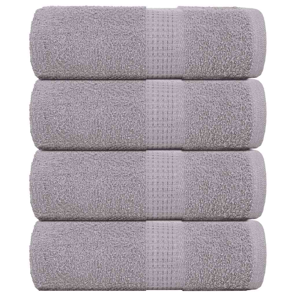Gastendoekjes FROGN 4 st 30x50 cm 360 g/m² grijs