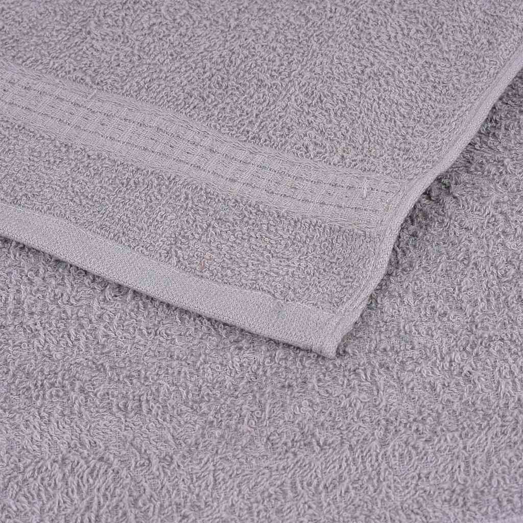 Badhanddoeken FROGN 4 st 100x150 cm 360 g/m² grijs – afbeelding 6