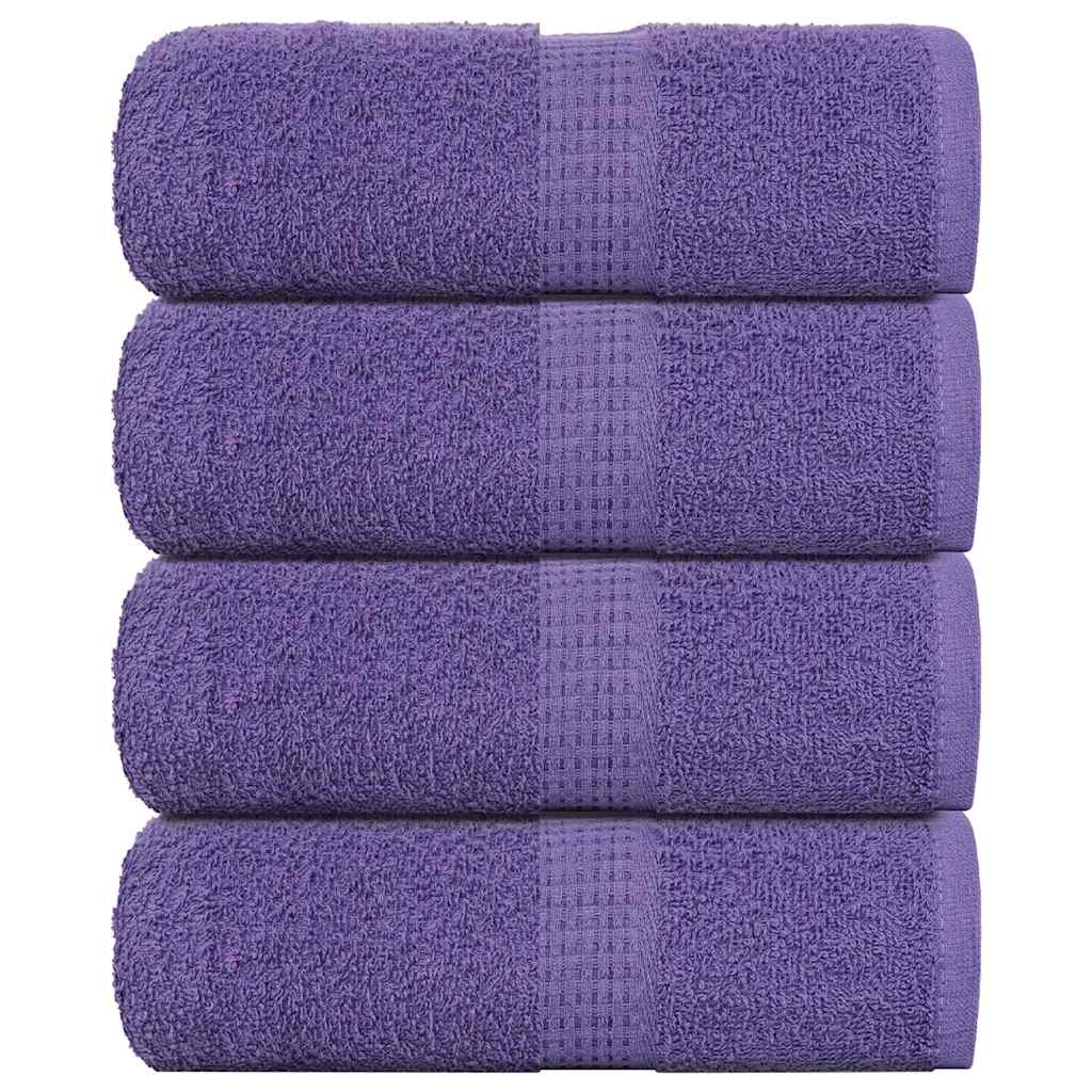 Washandjes FROGN 4 st 30x30 cm 360 g/m² paars