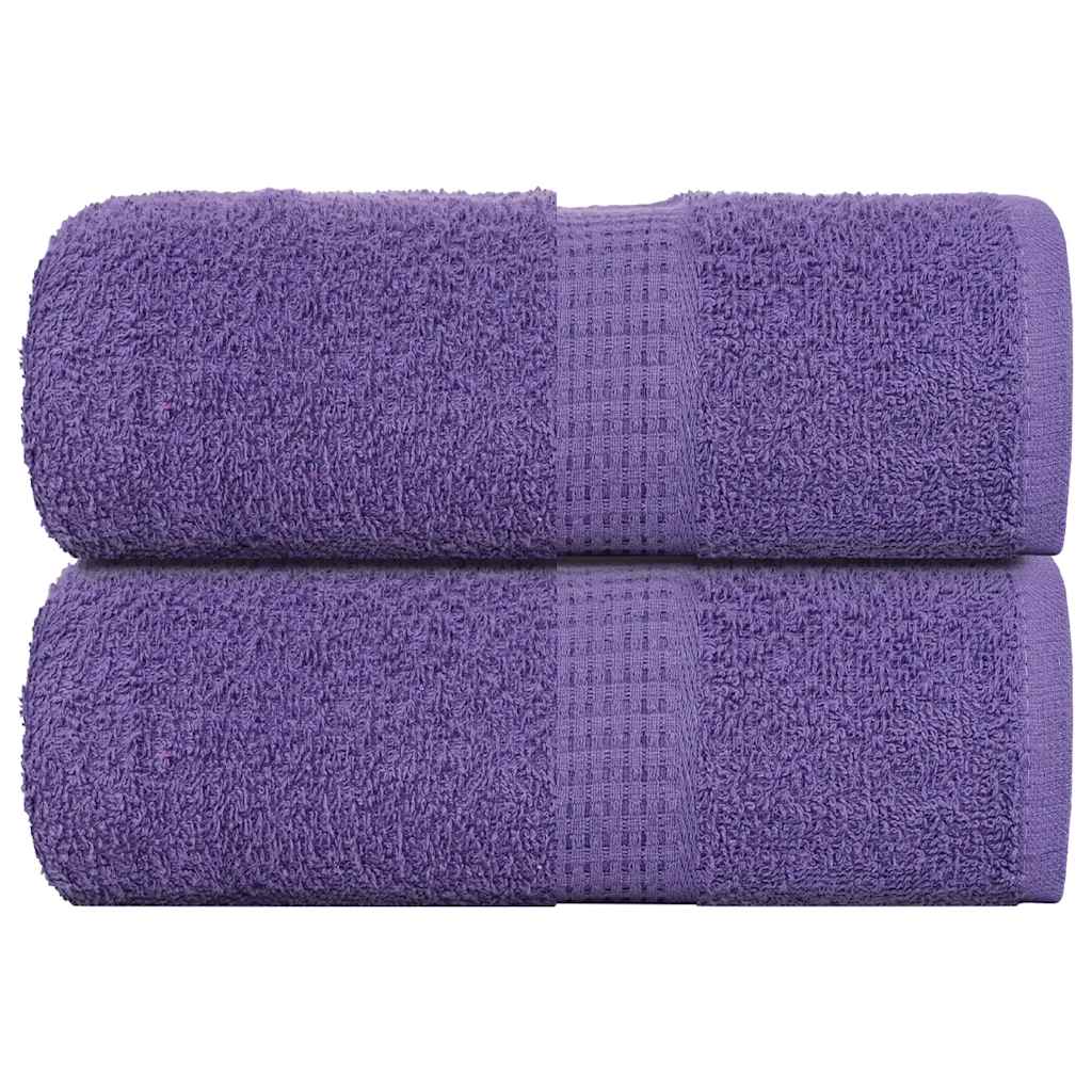 Gastendoekjes FROGN 2 st 30x50 cm 360 g/m² paars