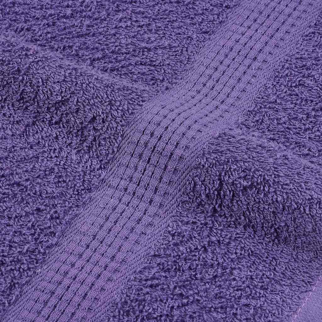Badhanddoeken FROGN 2 st 100x150 cm 360 g/m² paars – afbeelding 7