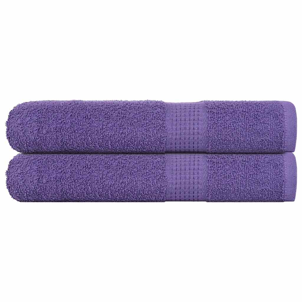 Handdoeken FROGN 2 st 100x200 cm 360 g/m² paars – afbeelding 1