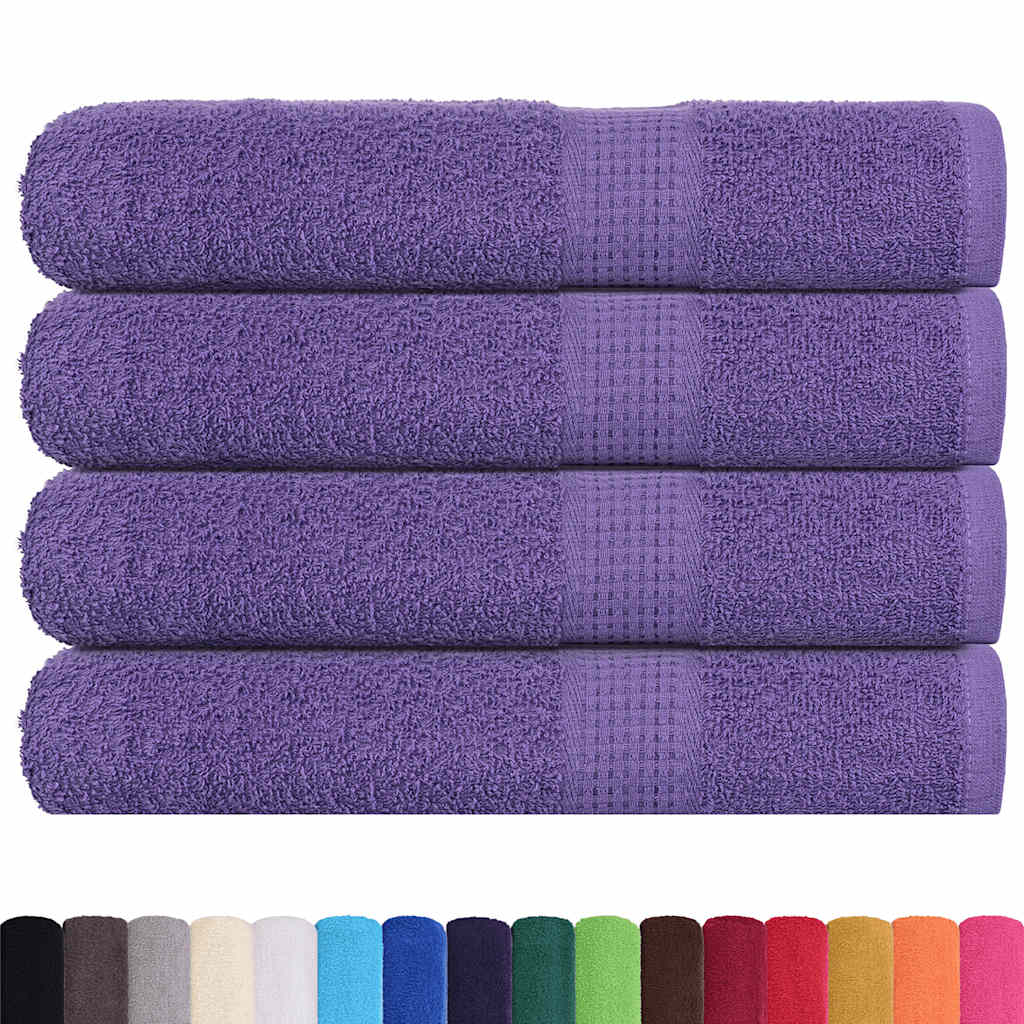 Handdoeken FROGN 4 st 100x200 cm 360 g/m² paars – afbeelding 2