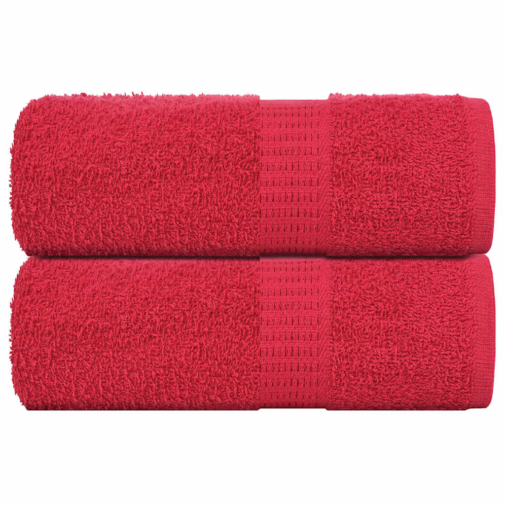 Washandjes FROGN 2 st 30x30 cm 360 g/m² rood