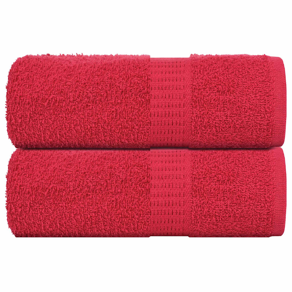 Gastendoekjes FROGN 2 st 30x50 cm 360 g/m² rood