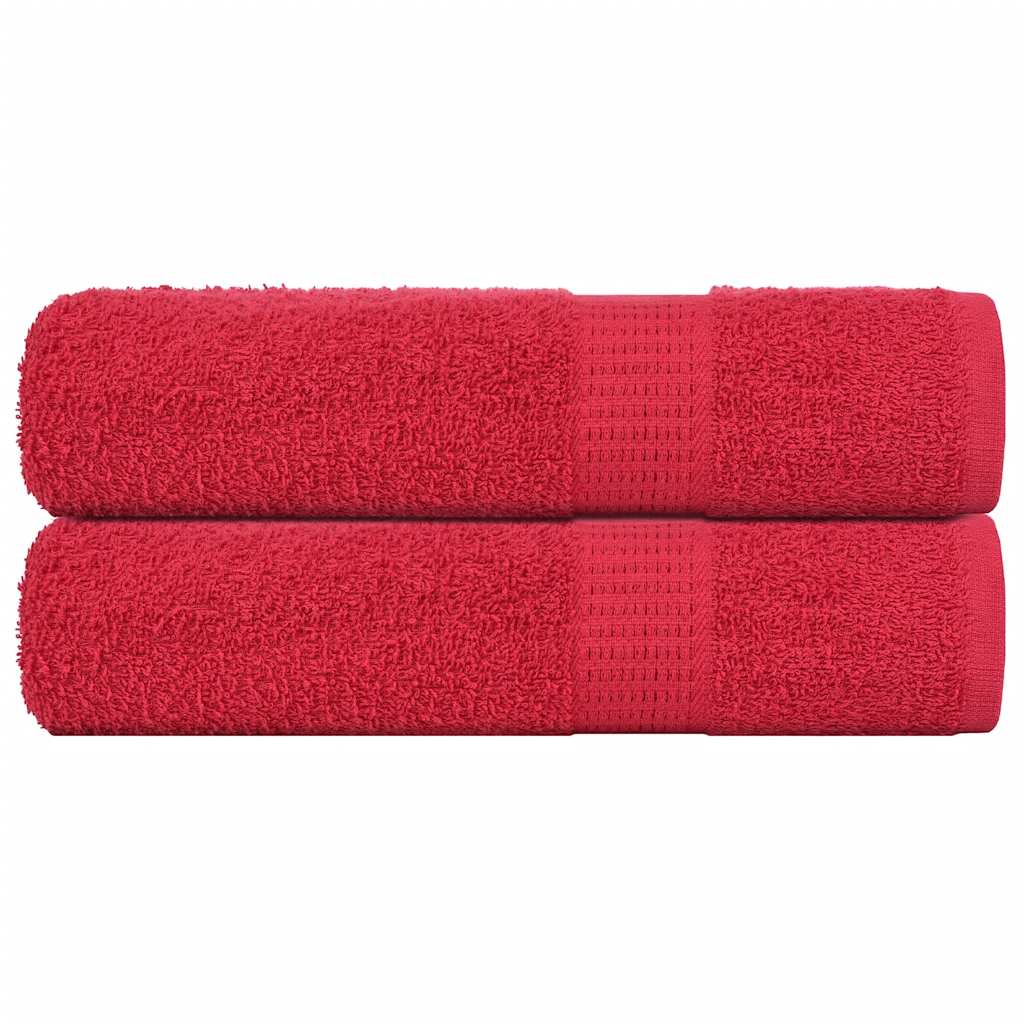 Handdoeken FROGN 2 st 50x100 cm 360 g/m² rood
