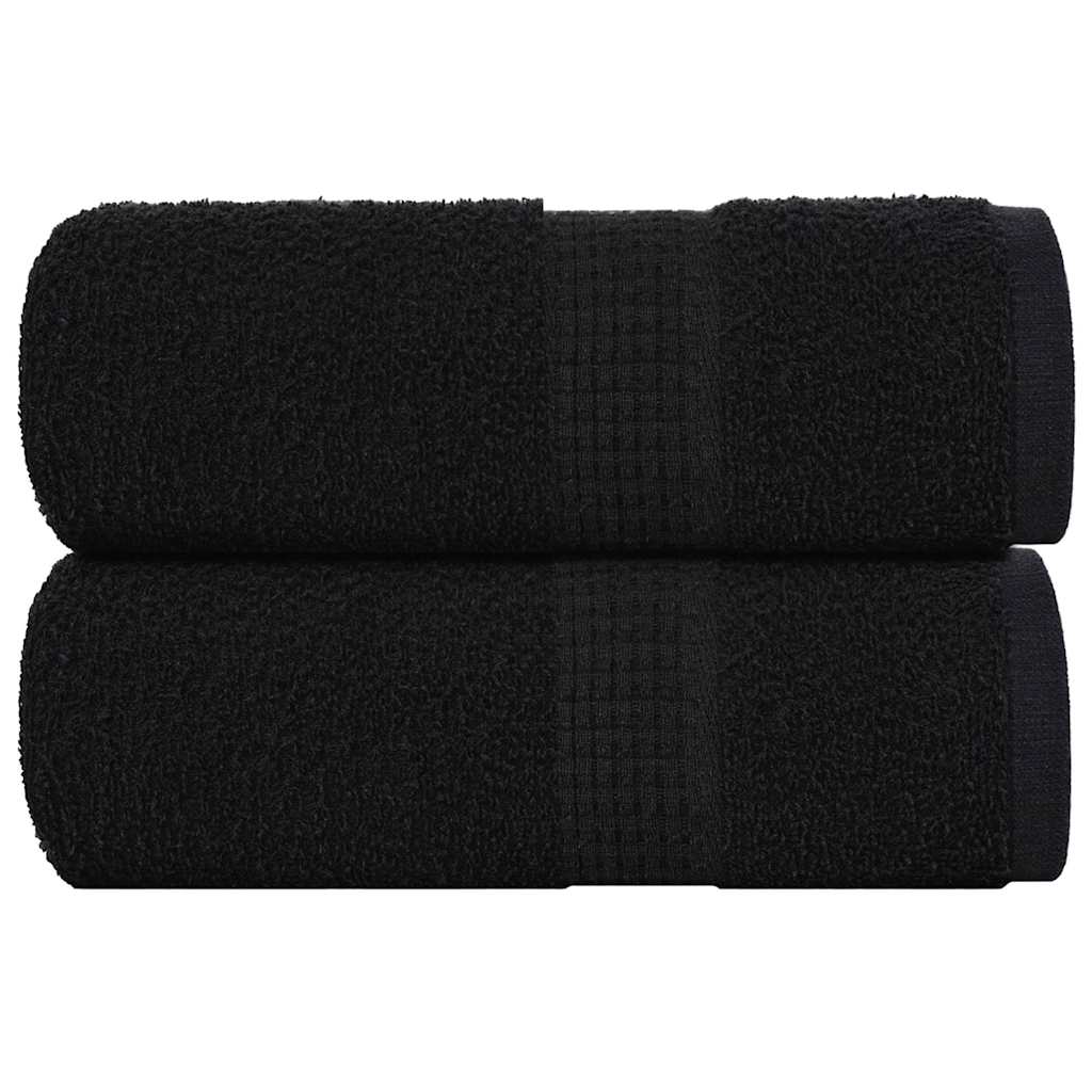 Washandjes FROGN 2 st 30x30 cm 360 g/m² zwart