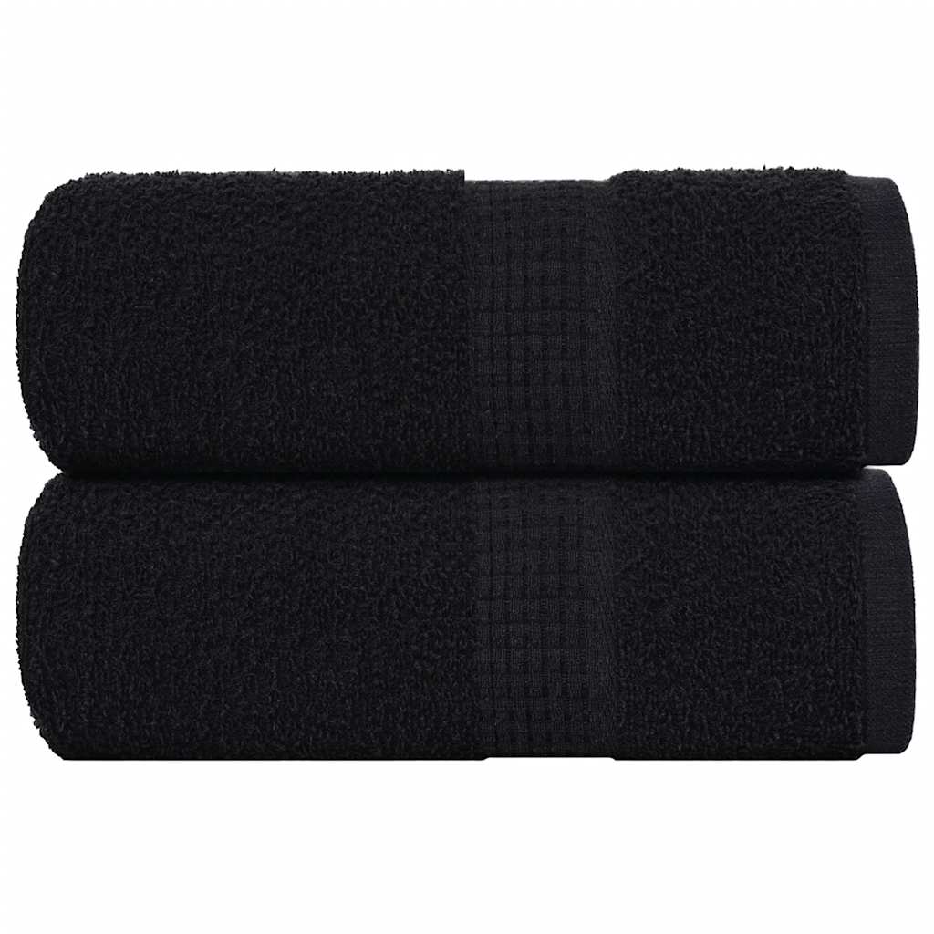 Gastendoekjes FROGN 2 st 30x50 cm 360 g/m² zwart