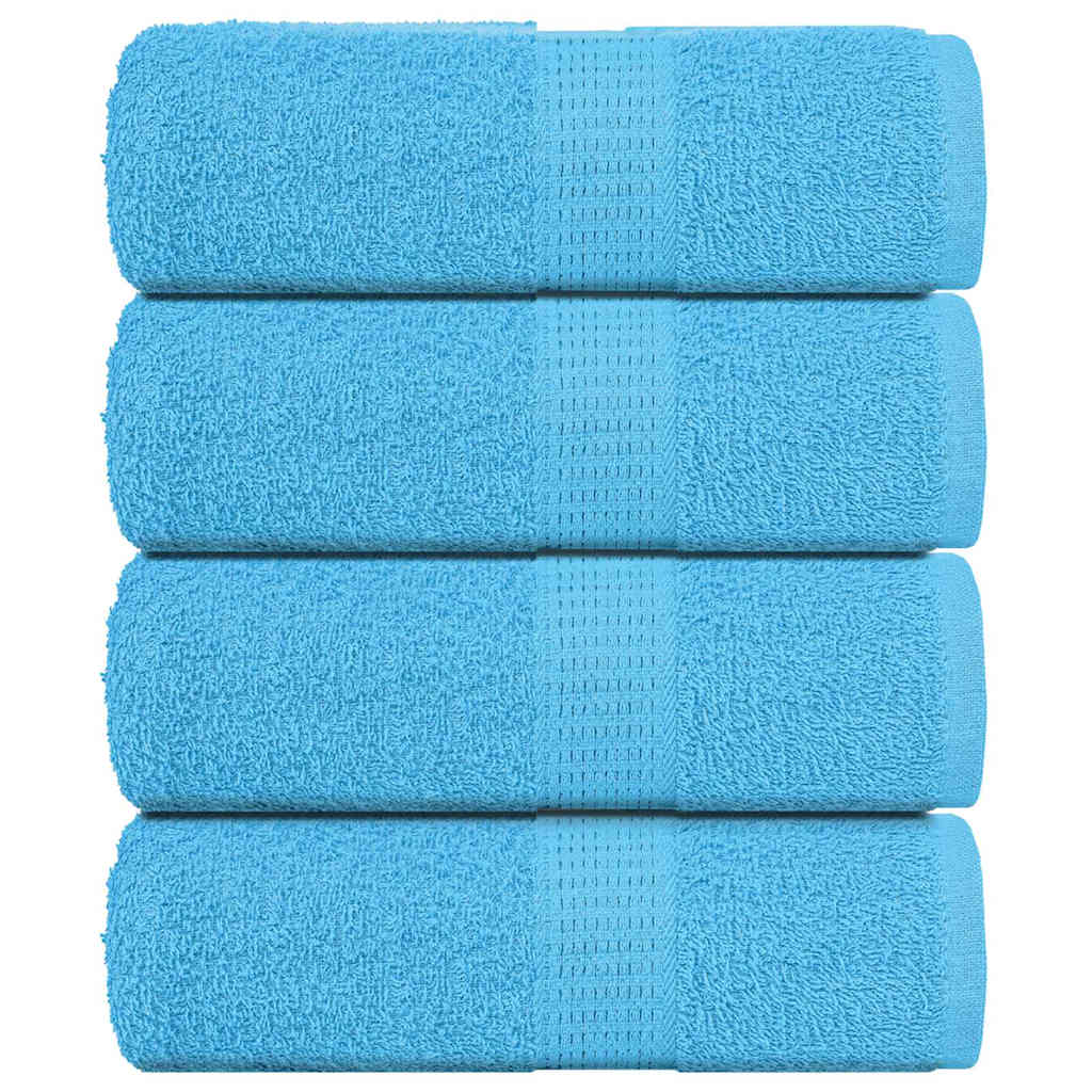 Washandjes FROGN 4 st 30x30 cm 360 g/m² turquoise