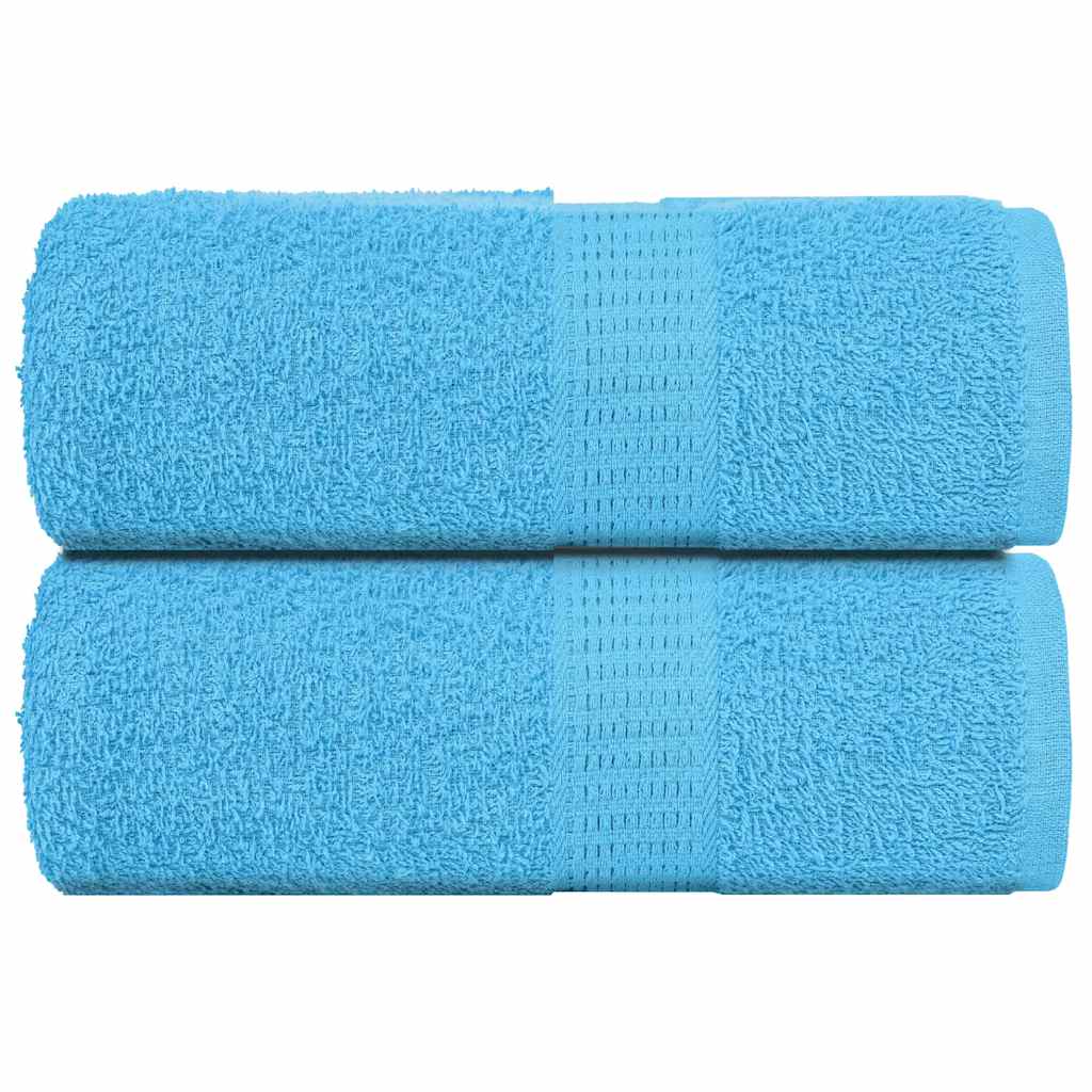 Gastendoekjes FROGN 2 st 30x50 cm 360 g/m² turquoise – afbeelding 1