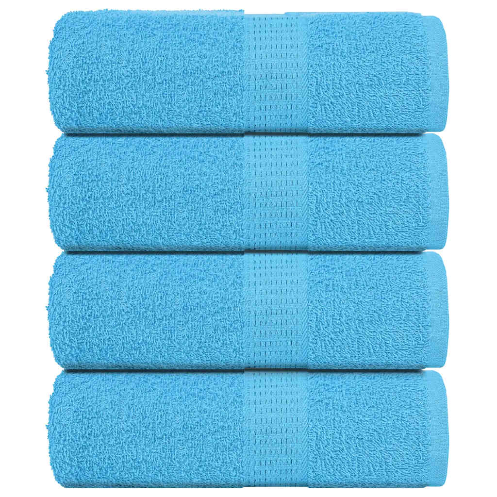 Gastendoekjes FROGN 4 st 30x50 cm 360 g/m² turquoise