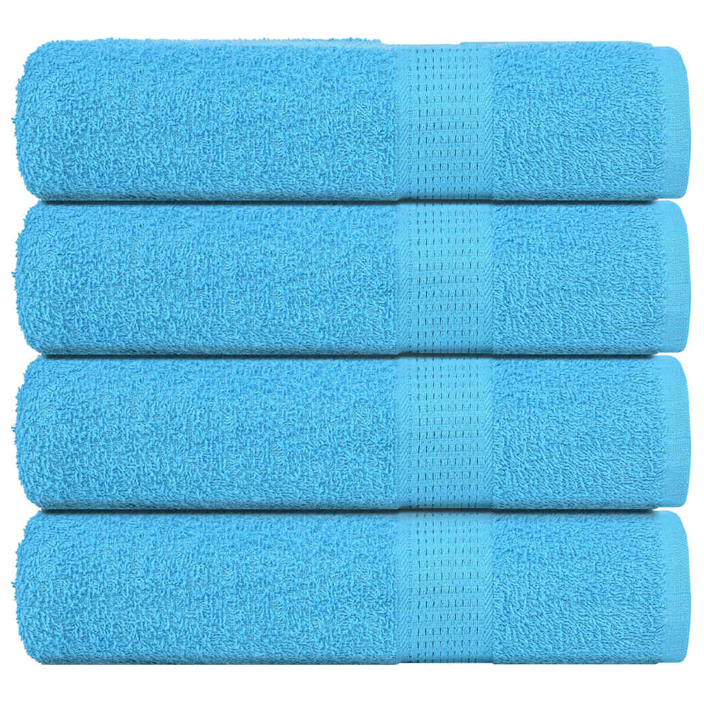 Handdoeken FROGN 4 st 50x100 cm 360 g/m² turquoise