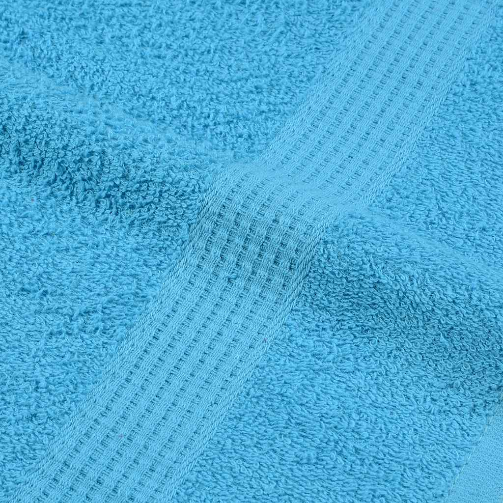 Handdoeken FROGN 10 st 50x100 cm 360 g/m² turquoise – afbeelding 7