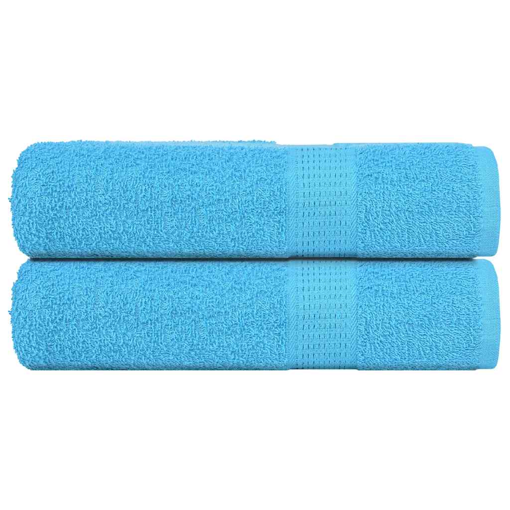 Douchehanddoeken FROGN 2 st 70x140 cm 360 g/m² turquoise