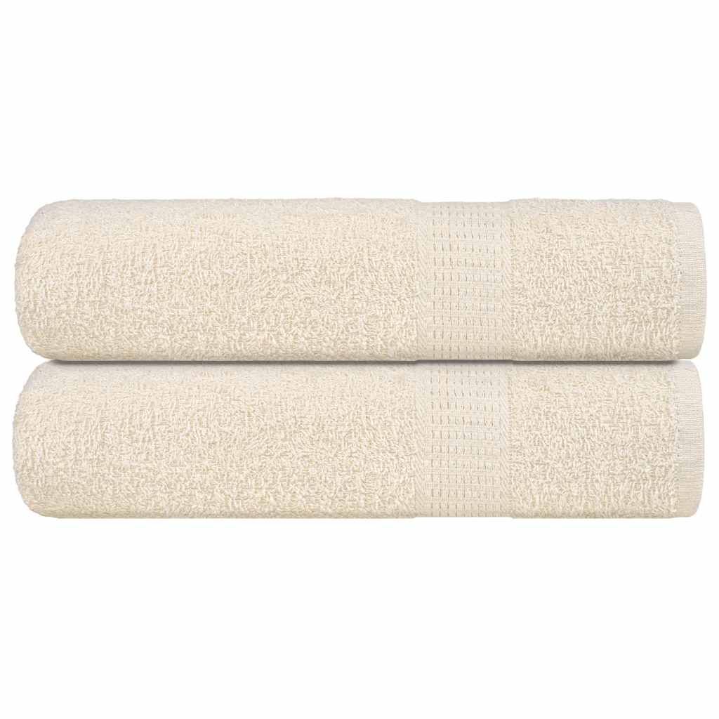 Douchehanddoeken FROGN 2 st 70x140 cm 360 g/m² crème