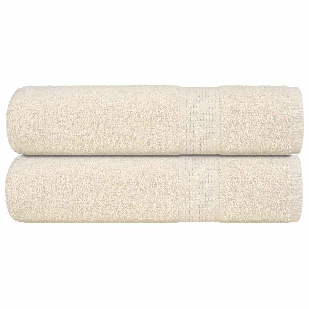 Badhanddoeken FROGN 2 st 100x150 cm 360 g/m² crème