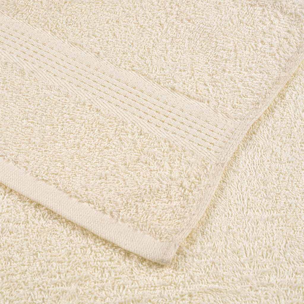 Saunahanddoeken FROGN 10 st 80x200 cm 360 g/m² crème – afbeelding 6