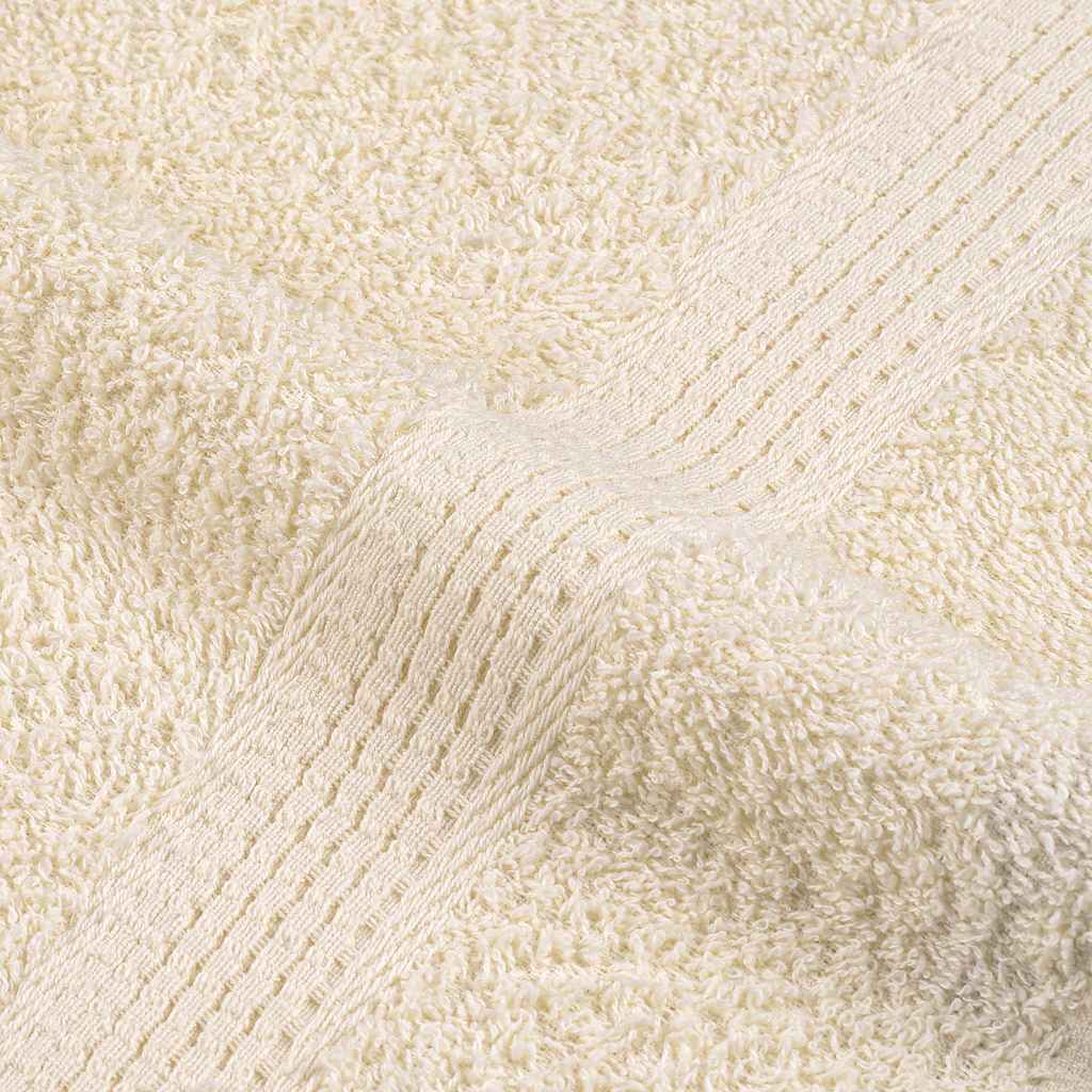 Saunahanddoeken FROGN 10 st 80x200 cm 360 g/m² crème – afbeelding 7