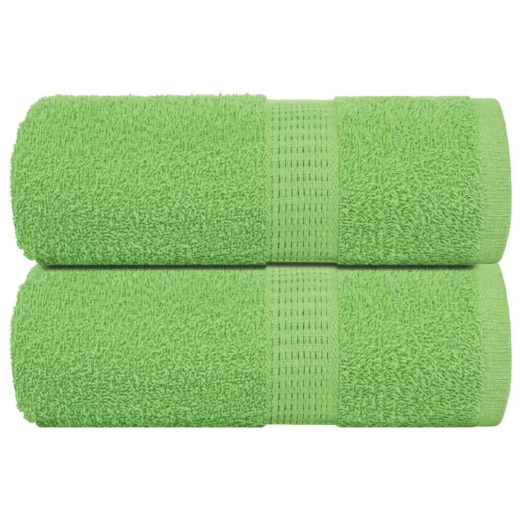 Washandjes FROGN 2 st 30x30 cm 360 g/m² appelgroen – afbeelding 1