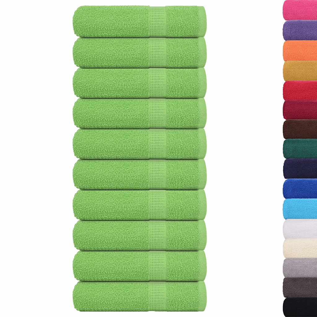 Douchehanddoeken FROGN 10 st 70x140 cm 360 g/m² appelgroen – afbeelding 2